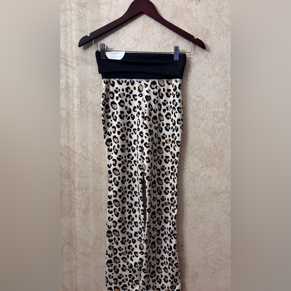 no comment Leopard Print Girls Lounge Pants